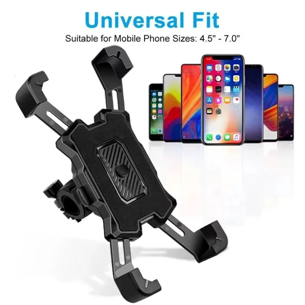 360° Rotatable Electric Bicycle Phone Holder for Iphone Xiaomi Riding MTB Bike Moto Motorcycle Stand Bracket Non-Slip Cycling