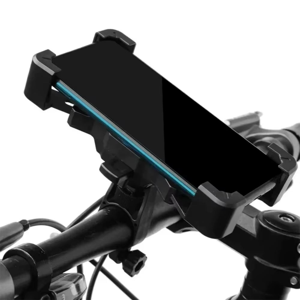 360° Rotatable Electric Bicycle Phone Holder for Iphone Xiaomi Riding MTB Bike Moto Motorcycle Stand Bracket Non-Slip Cycling