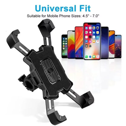 360° Rotatable Electric Bicycle Phone Holder for Iphone Xiaomi Riding MTB Bike Moto Motorcycle Stand Bracket Non-Slip Cycling